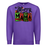 Purple merry mama Christmas Premium Sweatshirt - Jasminsmagicworld