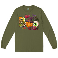 Army Green the boo crew Long Sleeve Tee - AdoDesignShop