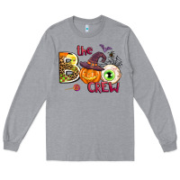 Heather Grey the boo crew Long Sleeve Tee - AdoDesignShop