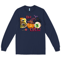Navy the boo crew Long Sleeve Tee - AdoDesignShop