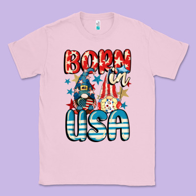 Born In Usa Gnomes 4th Of July Classic Tee Designed By Cowgirlartshop