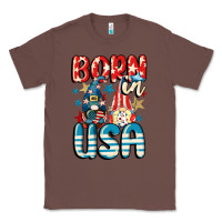 Chestnut Born in USA gnomes 4th of July Classic Tee - CowGirlArtShop