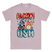 Lilac Born in USA gnomes 4th of July Classic Tee - CowGirlArtShop