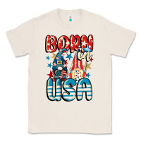 Natural Born in USA gnomes 4th of July Classic Tee - CowGirlArtShop