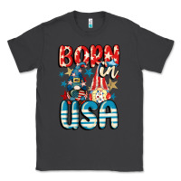 Smoke Born in USA gnomes 4th of July Classic Tee - CowGirlArtShop