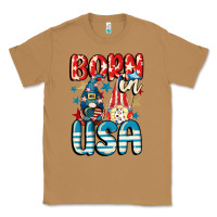 Toasted Coconut Born in USA gnomes 4th of July Classic Tee - CowGirlArtShop
