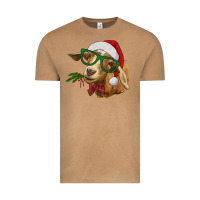 Vintage Camel Christmas Glasses Goat Vintage Tee - RanaPortraitStore
