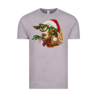 Vintage Zinc Christmas Glasses Goat Vintage Tee - RanaPortraitStore
