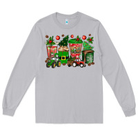 Moon Dust christmas tractor coffee cups Long Sleeve Tee - texasbilliewilder