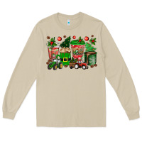 Mushroom christmas tractor coffee cups Long Sleeve Tee - texasbilliewilder