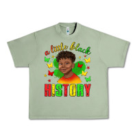 Oil Green a little black history with boy juneteenth Urban Heavy Tee - texasbilliewilder