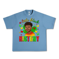 Pebble Blue a little black history with boy juneteenth Urban Heavy Tee - texasbilliewilder