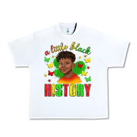 White a little black history with boy juneteenth Urban Heavy Tee - texasbilliewilder