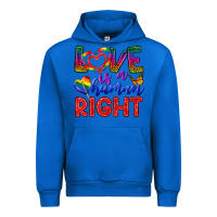 Cobalt Love İs a Human Right Urban Hoodie - BundleAndBundleShop