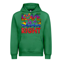 Emerald Love İs a Human Right Urban Hoodie - BundleAndBundleShop