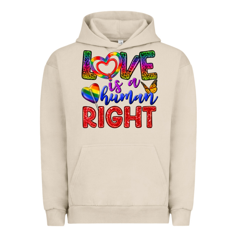 Love İs A Human Right Urban Hoodie by BundleAndBundleShop | Teevron
