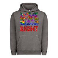 Pigment Tornado Love İs a Human Right Urban Hoodie - BundleAndBundleShop