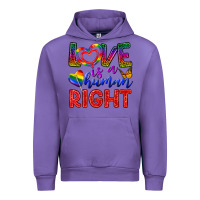 Tulip Love İs a Human Right Urban Hoodie - BundleAndBundleShop