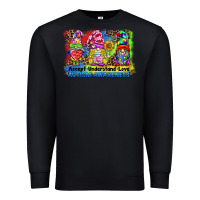 Black accept understand love autism awareness western background Premium Sweatshirt - BarkalooDesign