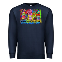 Navy accept understand love autism awareness western background Premium Sweatshirt - BarkalooDesign