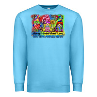 Accept Understand Love Autism Awareness Western Background Premium Sweatshirt | Teevron