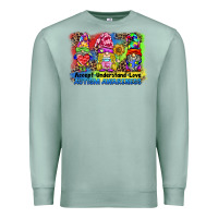 Seafoam accept understand love autism awareness western background Premium Sweatshirt - BarkalooDesign