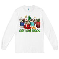 White coffee cups current mood Long Sleeve Tee - texasbilliewilder