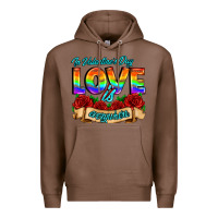 Chestnut in valentines day love is everywhere Premium Hoodie - AdoDesignShop