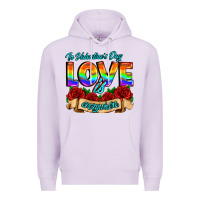 Lilac in valentines day love is everywhere Premium Hoodie - AdoDesignShop