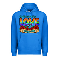 True Royal in valentines day love is everywhere Premium Hoodie - AdoDesignShop