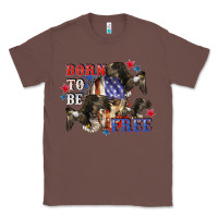 Chestnut Born to be free 4th of july Classic Tee - CowGirlArtShop