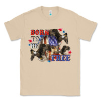 Mushroom Born to be free 4th of july Classic Tee - CowGirlArtShop