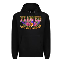 Black flawed but still worthy romans 5 8 Premium Hoodie - NancyCooperArtShop