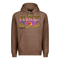 Chestnut flawed but still worthy romans 5 8 Premium Hoodie - NancyCooperArtShop