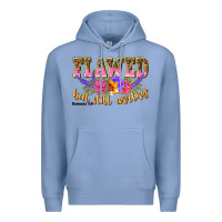 Colony Blue flawed but still worthy romans 5 8 Premium Hoodie - NancyCooperArtShop
