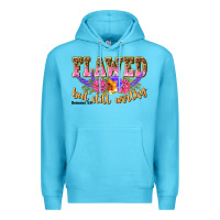 Ocean Blue flawed but still worthy romans 5 8 Premium Hoodie - NancyCooperArtShop