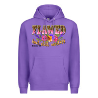 Purple flawed but still worthy romans 5 8 Premium Hoodie - NancyCooperArtShop
