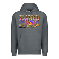 Rock flawed but still worthy romans 5 8 Premium Hoodie - NancyCooperArtShop