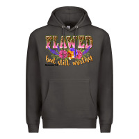 Smoke flawed but still worthy romans 5 8 Premium Hoodie - NancyCooperArtShop