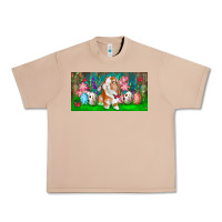 Burro Spring Easter Bunny Urban Heavy Tee - RanaPortraitStore
