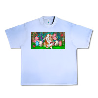 Grape Ice Spring Easter Bunny Urban Heavy Tee - RanaPortraitStore