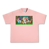 Salmon Spring Easter Bunny Urban Heavy Tee - RanaPortraitStore