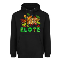 Elote Corn Sombrero Lime And  Cactus Heavyweight Hoodie | Teevron