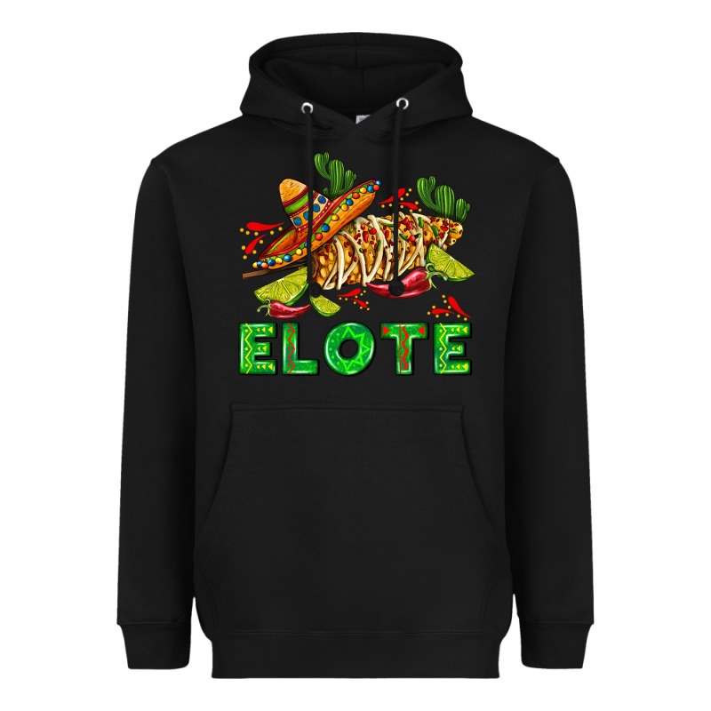 Elote Corn Sombrero Lime And  Cactus Heavyweight Hoodie by AdoDesignShop | Teevron