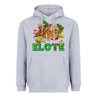 Heather Grey Elote corn sombrero lime and  cactus Heavyweight Hoodie - AdoDesignShop