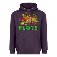 Plum Elote corn sombrero lime and  cactus Heavyweight Hoodie - AdoDesignShop