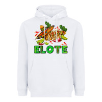 White Elote corn sombrero lime and  cactus Heavyweight Hoodie - AdoDesignShop