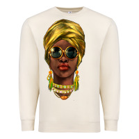 Sandshell african woman Premium Sweatshirt - NancyCooperArtShop
