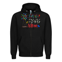 Black small town autism Zipper Hoodie - CowhideDigitalArt