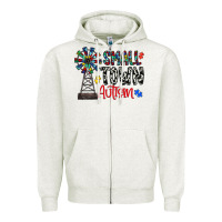 Small Town Autism Zipper Hoodie | Teevron
